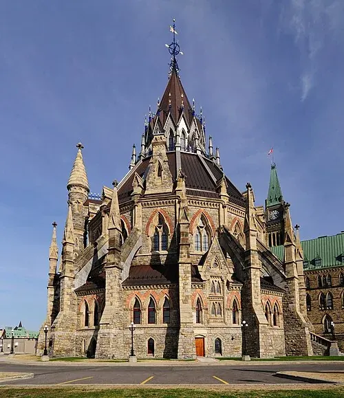 Bibliothèque du Parlement à Ottawa