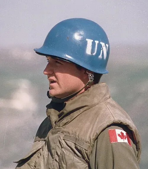 Le Casque bleu canadien Marty Burke au service des Nations Unies