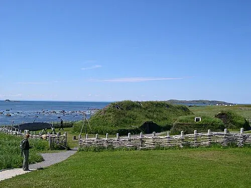 Reconstitution du site nordique de L’Anse aux Meadows, à Terre-Neuve